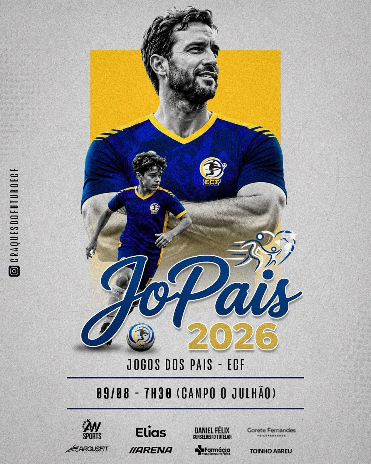 JOGOS DOS PAIS da ECF 2026! ⚽
