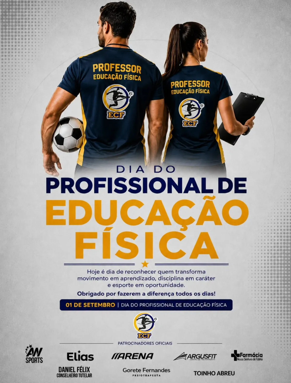 Hoje celebramos quem transforma movimento em desenvolvimento!
